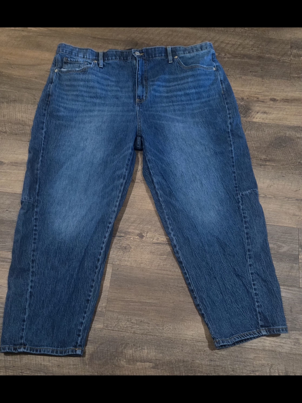 Terra & Sky Relaxed Fit Women's Dark Blue Denim Jeans